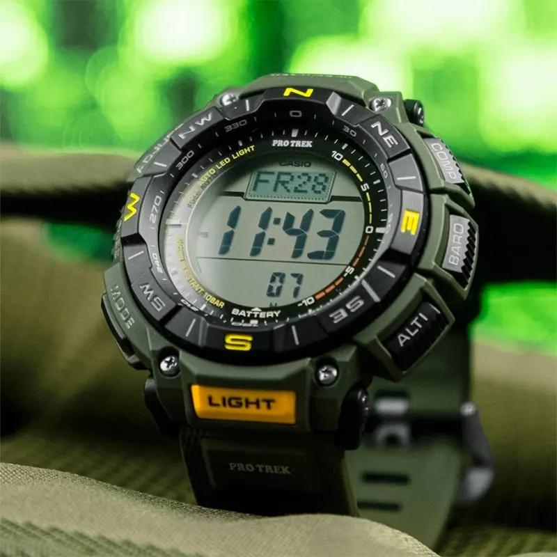 Casio Pro Trek Men's Solar Powered Climber Watch | PRG-340-3